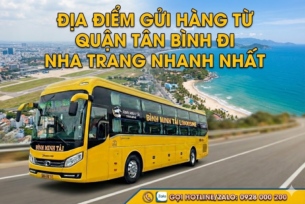 Địa Điểm Gửi Hàng Từ Quận Tân Bình Đi Nha Trang Nhanh Nhất: "Chuyên Cơ Mặt Đất" Cất Cánh Ngay Cửa Nhà Bạn