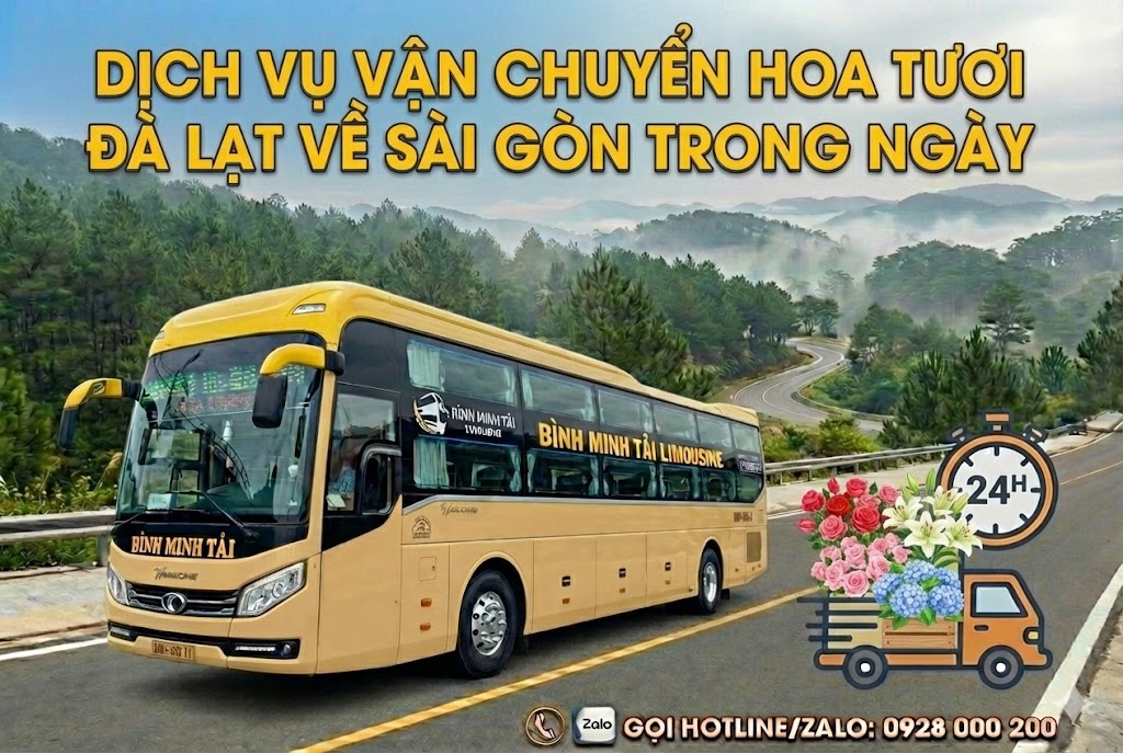 Dịch Vụ Vận Chuyển Hoa Tươi Đà Lạt Về Sài Gòn Trong Ngày: Bí Quyết Giữ Trọn Sắc Hương "Thành Phố Ngàn Hoa"