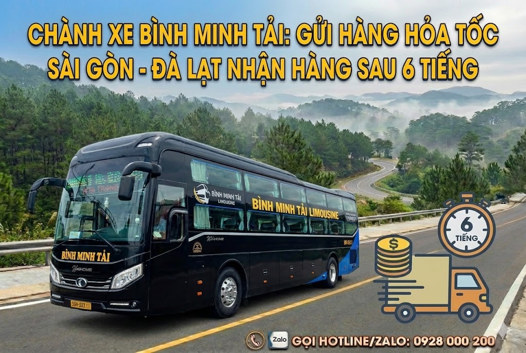 Gửi Hàng Hỏa Tốc Sài Gòn - Đà Lạt Nhận Hàng Sau 6 Tiếng: Giải Pháp "Cứu Cánh" Cho Hoa Tươi & Nông Sản
