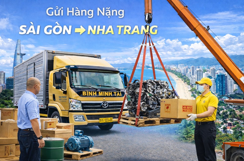 Gửi Hàng Nặng Sài Gòn Nha Trang: Giải Pháp Vận Chuyển "Siêu Trường Siêu Trọng" An Toàn & Tiết Kiệm Nhất 2026