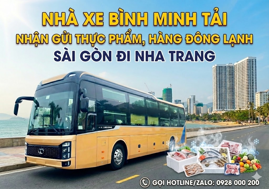 Nhận gửi thực phẩm, hàng đông lạnh Sài Gòn đi Nha Trang